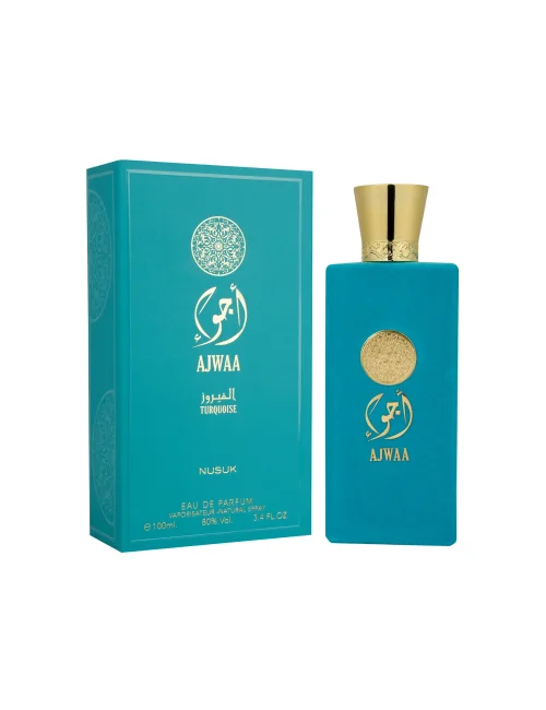 NUSUK SPRAY AJWAA TURQOISE 100ML SPRAY