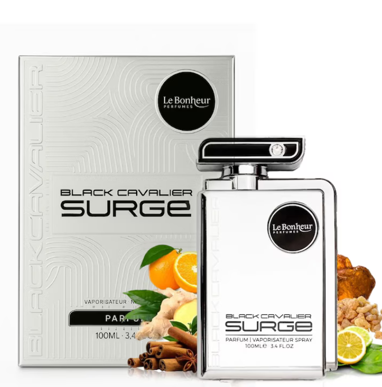 LE BONHEUR BLACK CAVALIER SURGE 100ML - EDP